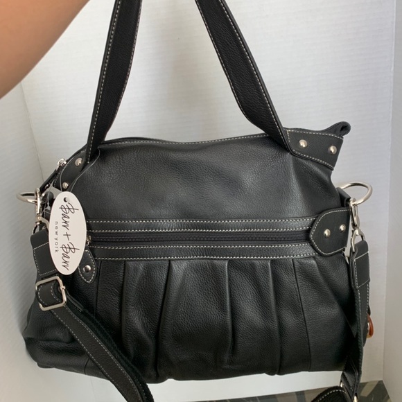 Barr+Barr Black Leather Purse - Picture 1 of 4